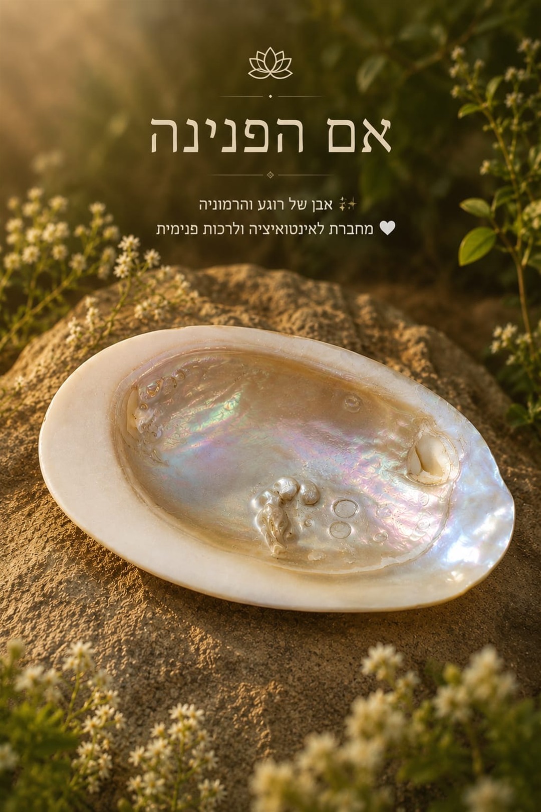 אם הפנינה — אבן רוגע ואינטואיציה טבעית הקשורה לים ולנשיות