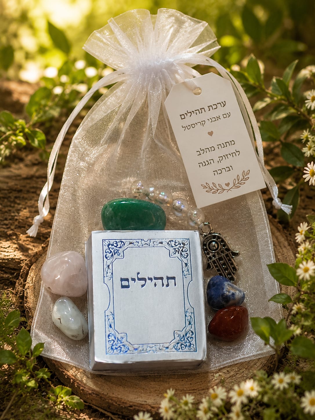 תהילים ואבני ברכה — מתנה לחיזוק, הגנה וברכה — נשמיא